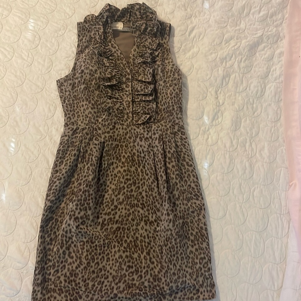 Animal print dress